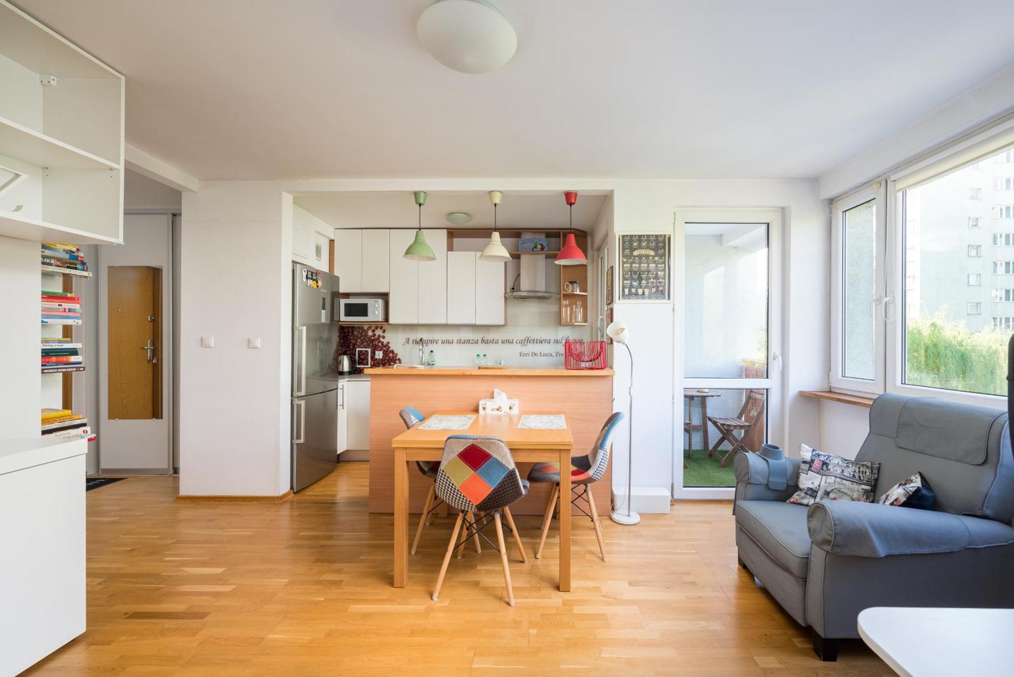Solec 2-bedroom Vistula Apartmán Varšava